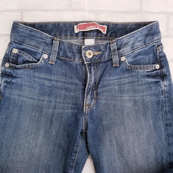 GAP Curvy Flare Jeans Medium Wash 2 - Picture 5 of 7